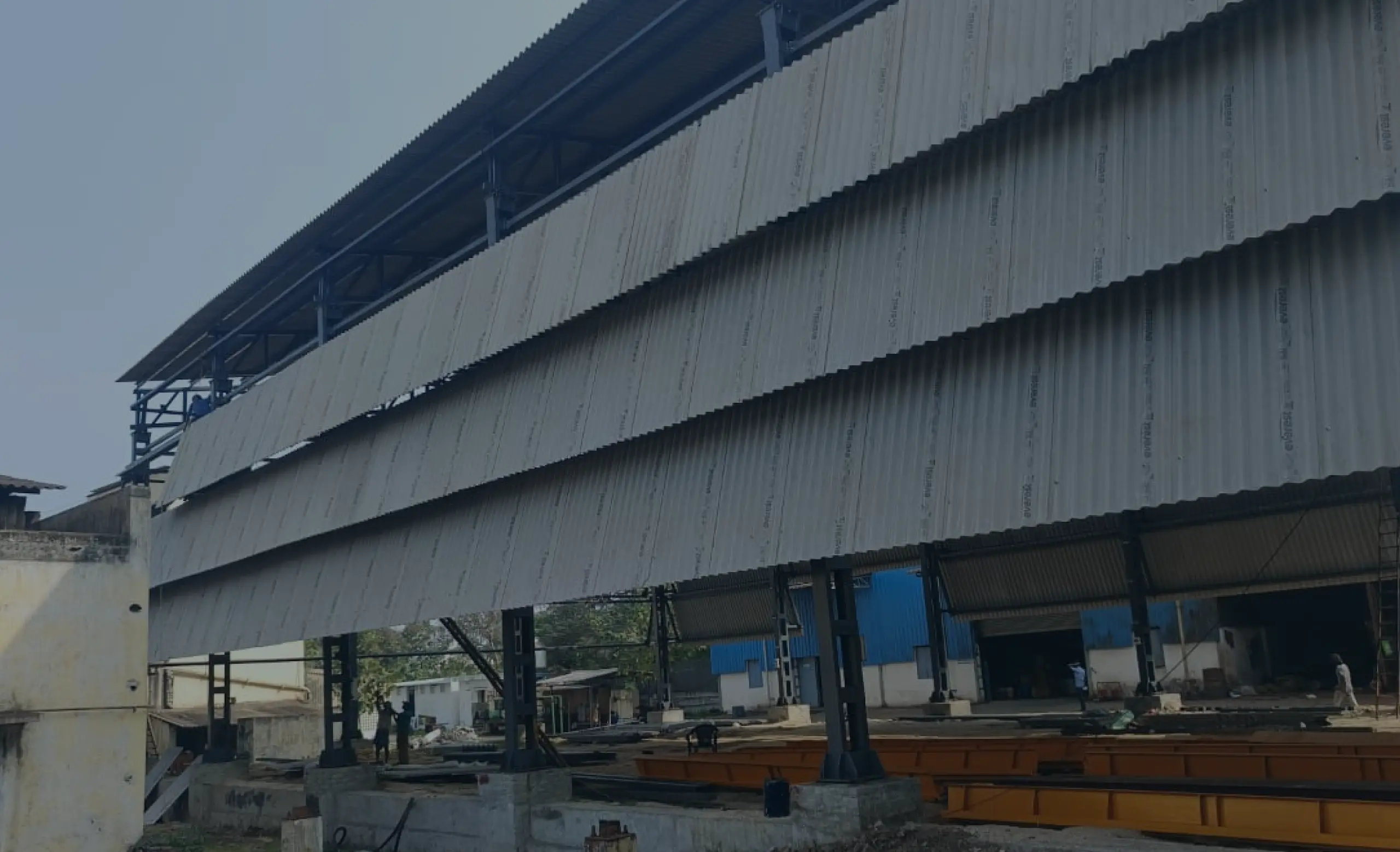 Building construction site
